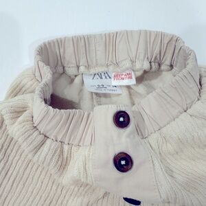 Zara Baby Cream Colored Pants